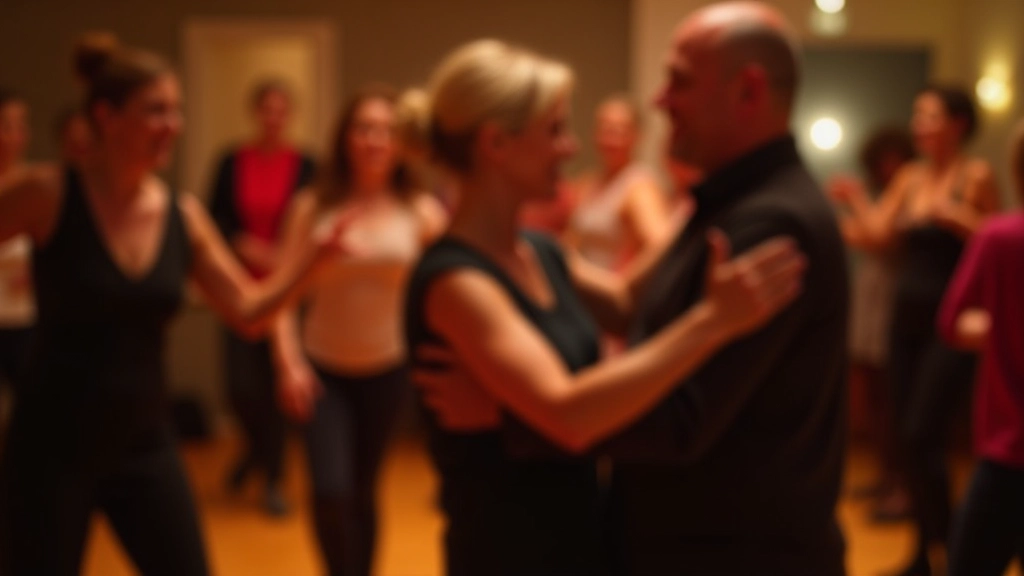 Salsa dance instruction